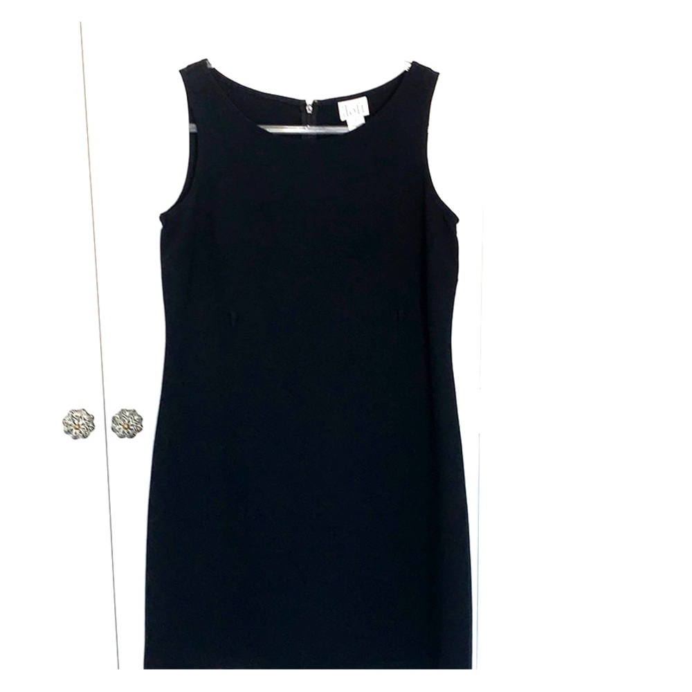 Loft Sheath Dress Black Size 4 sleeveless